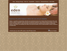 Tablet Screenshot of edentherapy.com